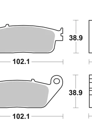 A Buon Prezzo Pastiglie Freno Brembo 07HO34SP Sinterizzate Strada posteriore, 1 coppia
