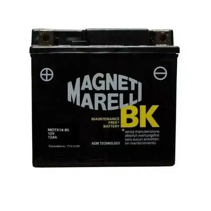 Acquista Ora Batteria Magneti Marelli YT12A-BS MOT12A-BS, 10A, 150x87x105mm