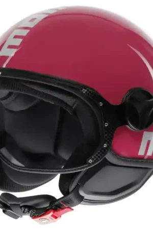 Casco Momo design CLASSIC Candy fucsia bianco E2206 Ultima Occasione