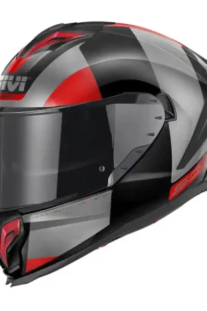 Casco Givi 50.3 Vision nero titanio rosso lucido Promozione Esclusiva