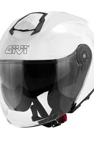Casco Jet Givi HX25 Solid Bianco Lucido Pagamento Sicuro