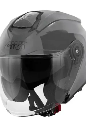 Casco Jet Givi HX25 Solid Grigio Lucido Prezzo Ridotto