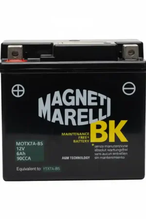 Batteria Magneti Marelli YTX7A-BS MOTX7A-BS 6A, 150x87x93mm Sconto