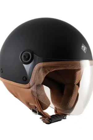 Casco demi-Jet Tucano Urbano El jettin 6.0 nero opaco Reso Gratuito
