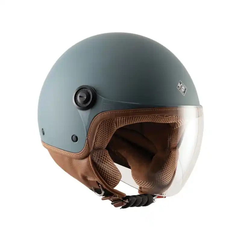 Non Perdere Casco demi-Jet Tucano Urbano El jettin 6.0 Petrolio blu opaco