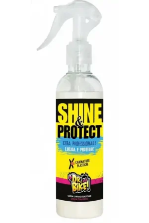 Acquista Ora Spray cera Shine e Protect Dr.Bike per moto e scooter