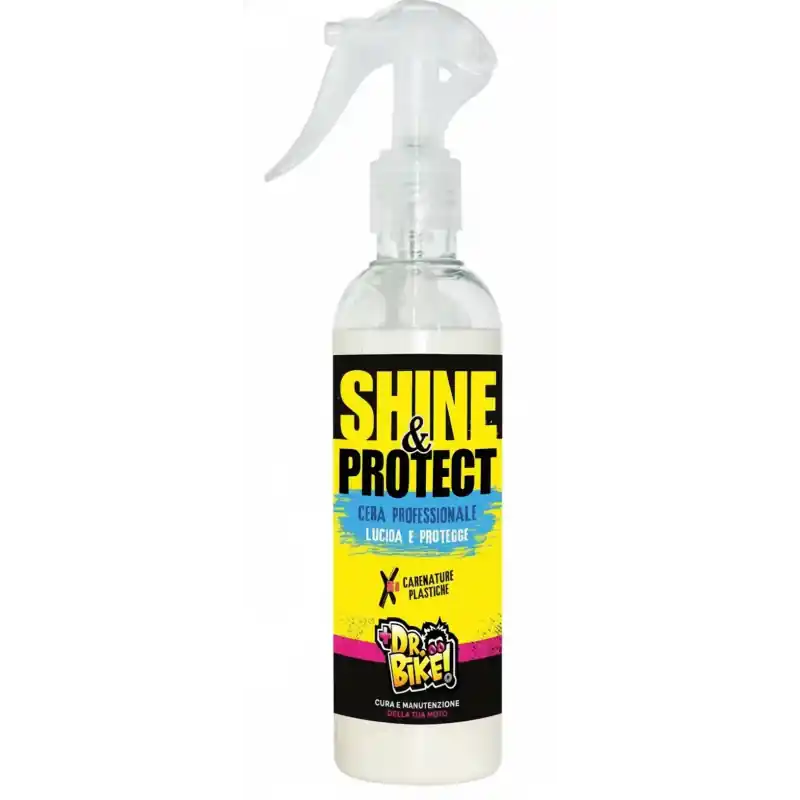 Acquista Ora Spray cera Shine e Protect Dr.Bike per moto e scooter