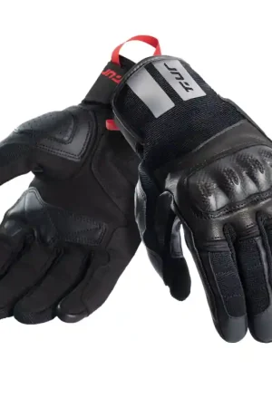 guanto moto TUR G-Speed Uomo nero CE Offerta Speciale