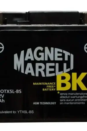 Batteria Magneti Marelli MOTX5L-BS, YTX5L-BS, 12 V 4Ah 114x70x107mm CCA 70 Offerta Del Giorno