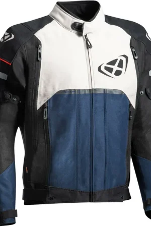 Super Prezzo Giubbotto Ixon In Tessuto Uomo Modello Allroad Grigio/Navy/Nero
