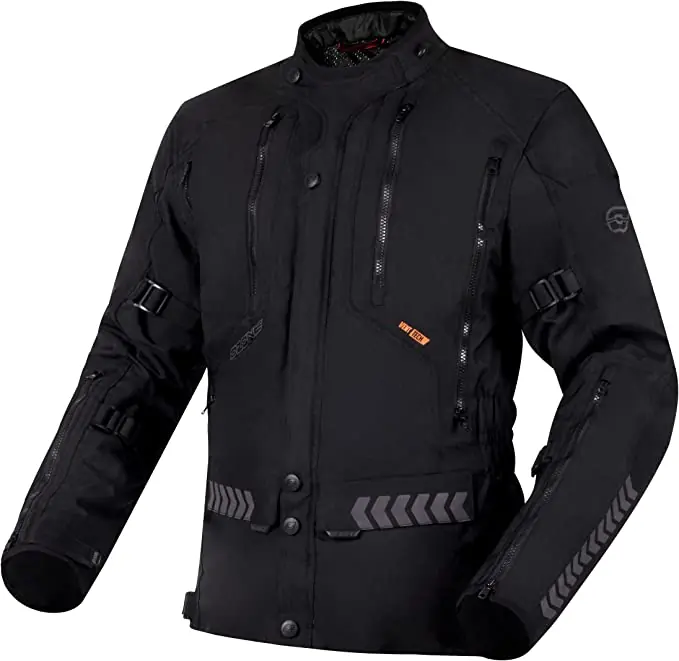 Ultimissimo Modello Giacca Touring Ozone Tour II Polyestere Nero 1000D/600D