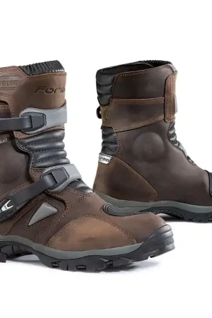 Saldi Stivali Forma Boots Adventure Low Brown Impermeabili Con Rinforzi