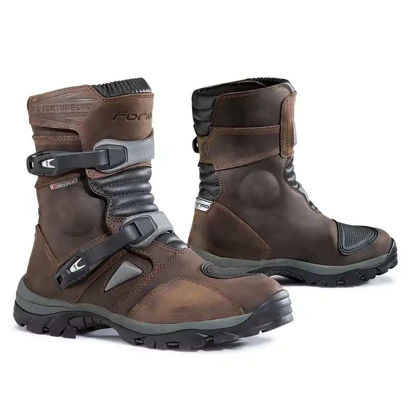 Saldi Stivali Forma Boots Adventure Low Brown Impermeabili Con Rinforzi