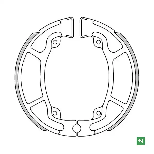 Offerta Limitata Ganasce Freno Posteriori Honda SH 125/150 (2000-2008) - NewFren