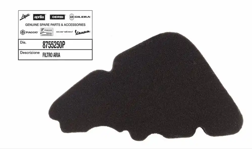 Spedito Oggi Filtro Aria Originale Piaggio Liberty 4T 50/125/150/200