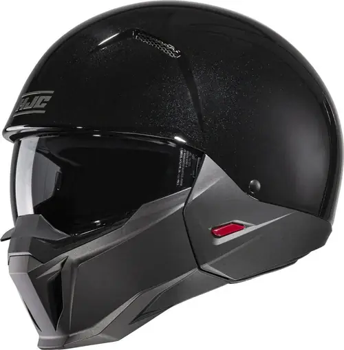 Casco Hjc i20 Jet Con Mentoniera Removibile Metal Black Con Occhialino Parasole Nuova Collezione Popolare