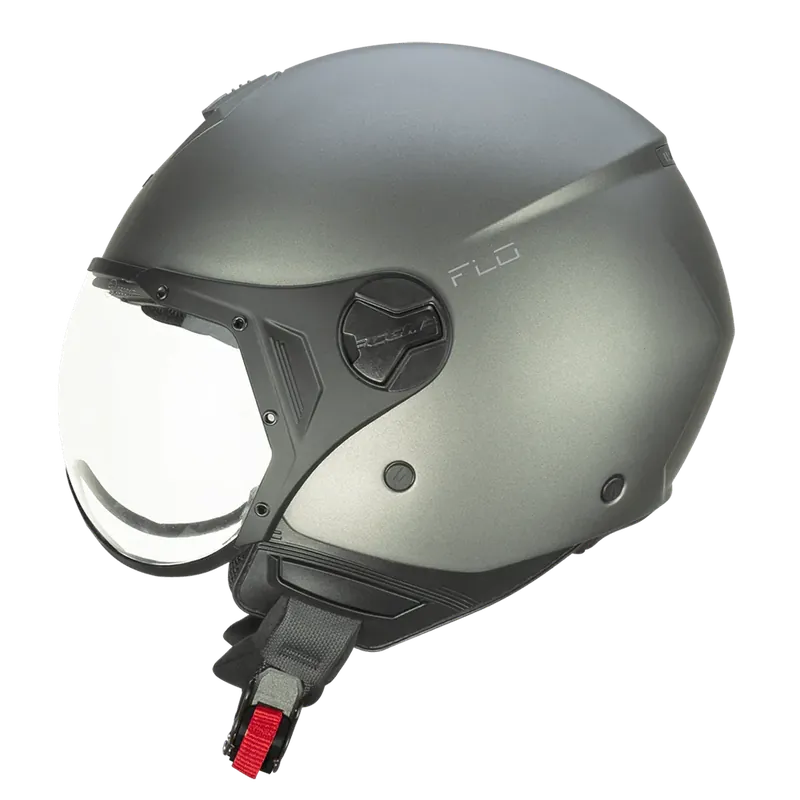 Casco CGM 167A FLO MONO Antracite Satinato Con Visiera Sagomata ECE 22-06 Spedito Oggi