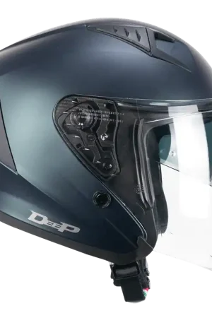 Casco CGM Jet 127A DEEP MONO Petrolio Satinato ECE 22/06 New Miglior Prezzo