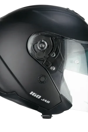 Casco CGM Jet 160A JAD MONO Nero opaco In Fibra Composita ECE 22/06 Novità