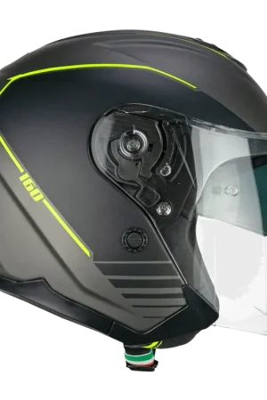 Casco CGM Jet 160A JAD Ride Grafite/Giallo In Fibra Composita ECE 22/06 Ordina Subito