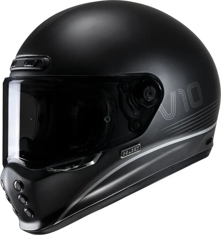Vendita Finale Casco Moto Integrale Hjc V10 Tami MC5SF Nero Opaco Grigio