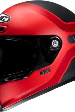 Vendita Finale Casco Moto Integrale Hjc V10 GRAPE MC1SF Nero Opaco Rosso
