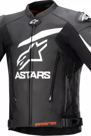 Giacca Moto Alpinestars GP PLUS R V4 Nero Bianco In Pelle Bestseller