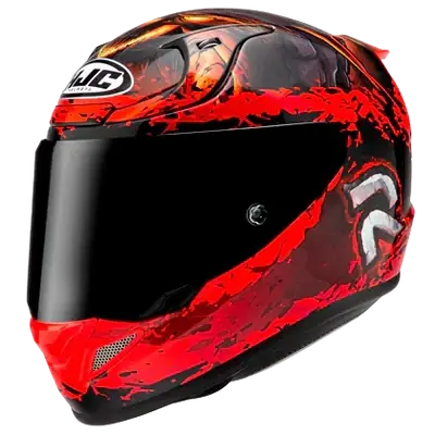 Ultimissimo Modello Casco Moto Integrale Hjc RPHA 12 DIABLO Blizzard MC1