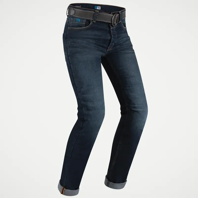 Offerta Del Giorno Jeans Moto Uomo Pmj Caferacer Blu Con Protezioni CE