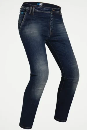 Jeans Moto Uomo PMJ Russell Blu Con Protezioni CE Saldi