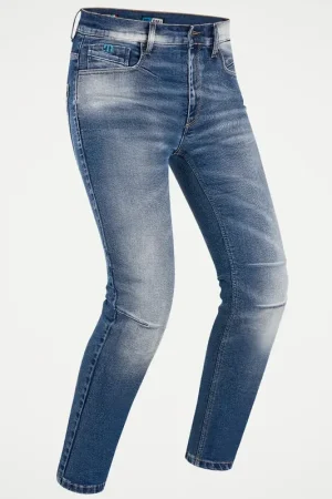 Nuovo Arrivo Jeans Moto Uomo PMJ Cruise Blu Con Protezioni CE