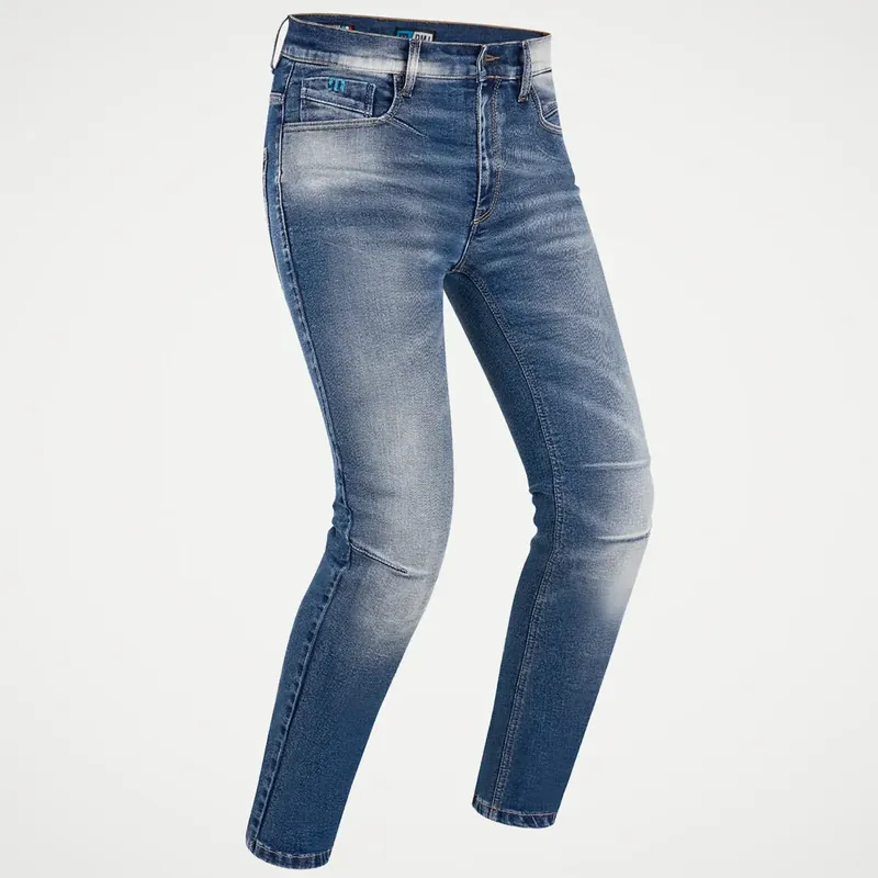 Nuovo Arrivo Jeans Moto Uomo PMJ Cruise Blu Con Protezioni CE