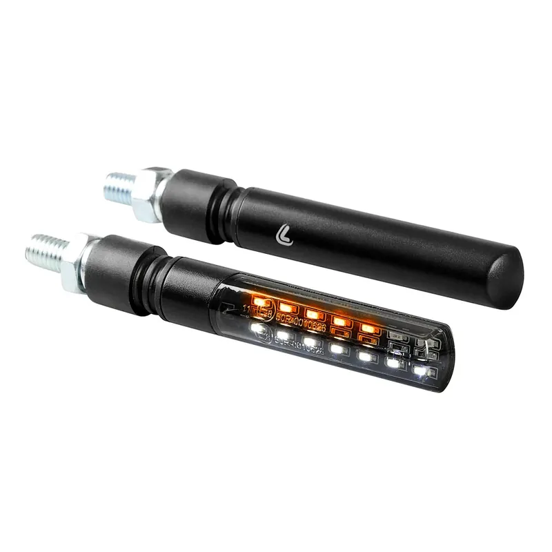 Popolare Coppia Indicatori Direzione Sequenziale Line SQ Front - 12V LED