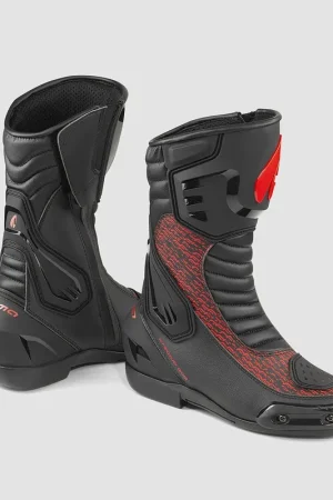 Prezzo Basso Stivali Moto Forma Boots FRECCIA EVO Nero Rosso
