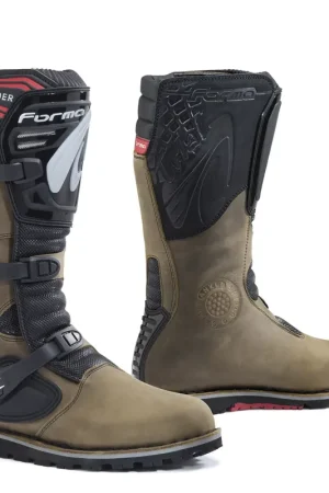 Nuova Collezione Stivali Moto Trial Forma Boots BOULDER Brown Marrone