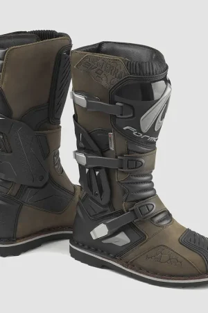 Stivali Moto Adventure Forma Boots TERRA EVO DRY Brown Marrone Soddisfatti O Rimborsati