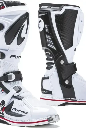 Consegna Rapida Stivali Motocross Forma Boots PREDATOR 2.0 White Bianco