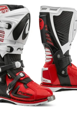 Stivali Motocross Forma Boots PREDATOR 2.0 Nero Bianco Rosso Bestseller
