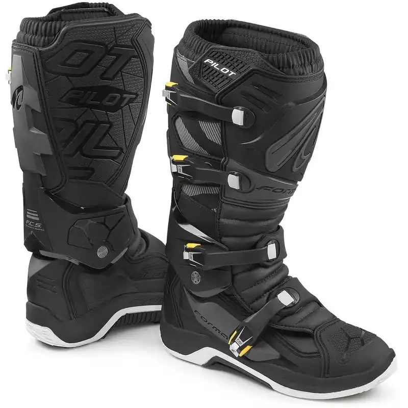 Stivali Motocross Forma Boots PILOT Nero Antracite Offerta Del Giorno