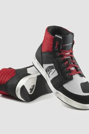 Scarpe Moto Forma Boots GROUND DRY Chicago Nero Grigio Rosso Affare
