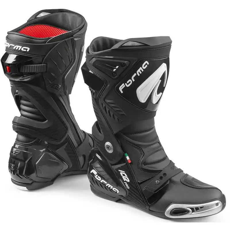 Stivali Moto Racing Forma Boots ICE PRO Black Nero A Buon Prezzo