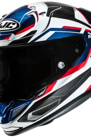 Ultimissimo Modello Casco Moto Integrale HJC RPHA 12 BRELS MC21 Bianco Nero Rosso Blu Lucido