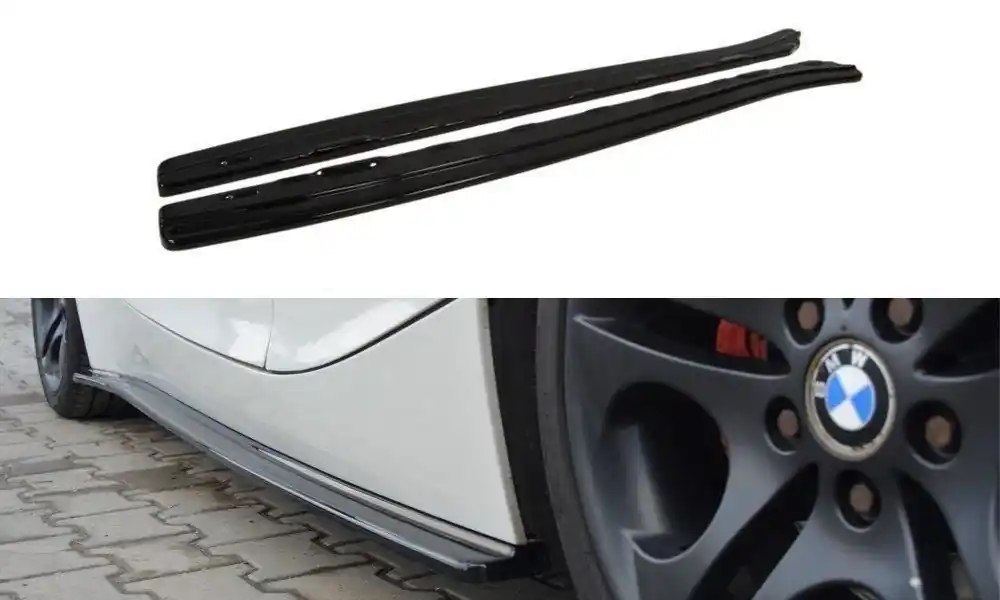 Diffusori minigonne BMW Z4 E85 / E86 (PREFACE) nero opaco (Cod. BM-Z4-85-SD1T) Occasione Imperdibile