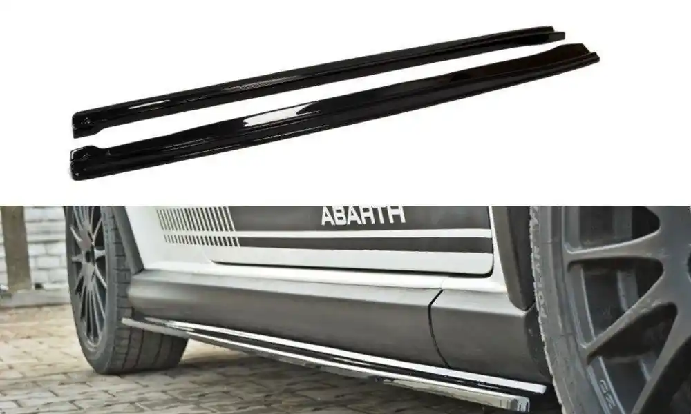 Diffusori minigonne FIAT GRANDE PUNTO ABARTH nero opaco (Cod. FI-GP-ABARTH-SD1T) Prezzo Conveniente