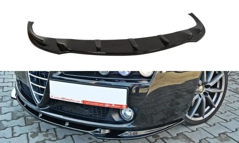 Offerta Lampo Splitter anteriore v.1 ALFA ROMEO 159 nero opaco (Cod. AL-159-FD1T)