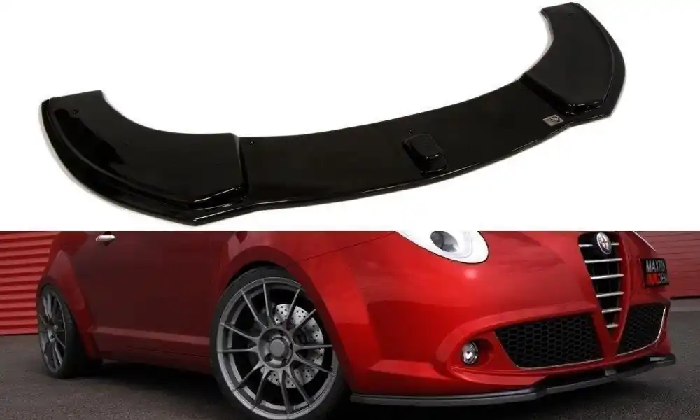 Splitter anteriore ALFA ROMEO MITO nero opaco (Cod. AL-MI-FD1T) Esclusivo
