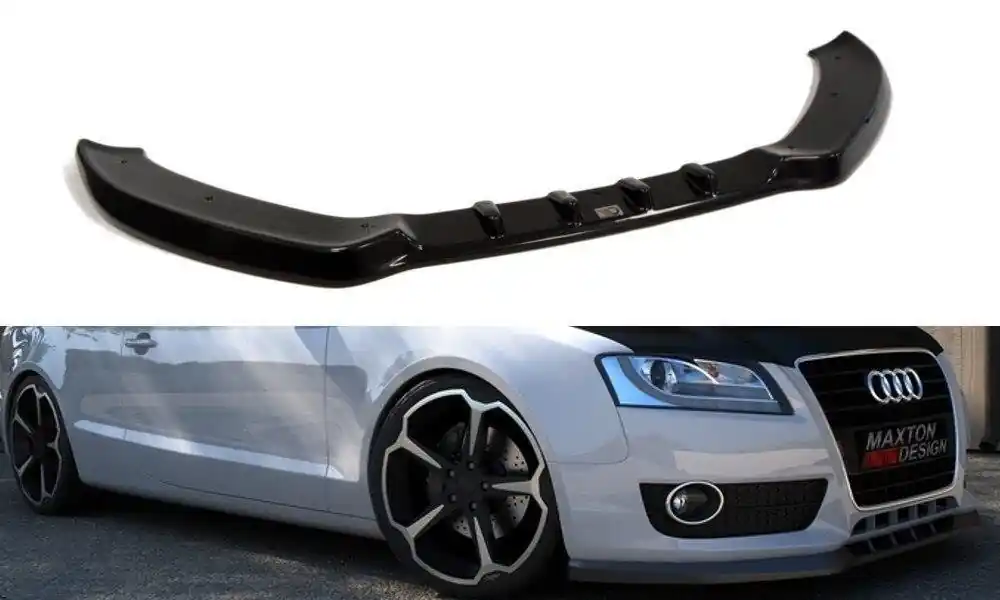 Splitter anteriore Audi A5 8T nero opaco (Cod. AU-A5-FD1T) Economico
