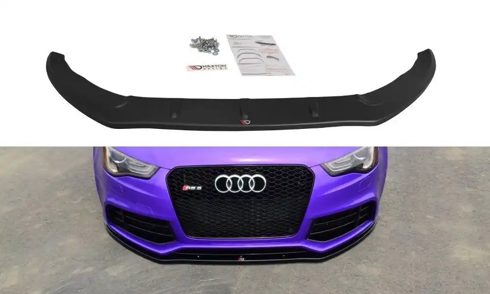 Splitter anteriore Audi RS5 8T / 8T FL nero opaco (Cod. AU-RS5-1/1F-FD1T) Ultima Occasione