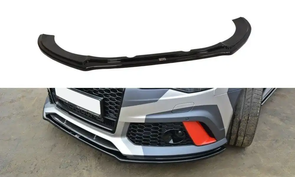 Bestseller Splitter anteriore V.1 Audi RS6 C7 / C7 FL nero opaco (Cod. AU-RS6-C7-FD1T)