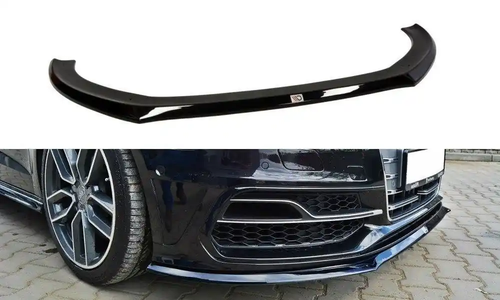 Offerta Splitter anteriore Audi S3 / A3 S-Line 8v Hatchback / Sportback nero opaco (Cod. AU-S3-3-FD2T)